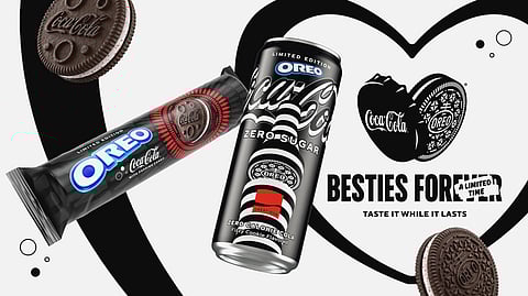 Products include Coca-Cola OREO Zero Sugar Limited Edition and OREO Coca-Cola Sandwich Cookie