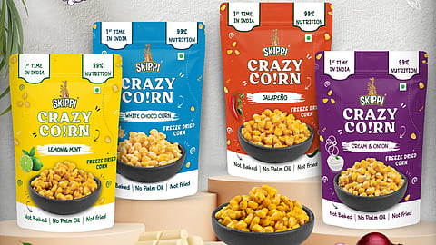 Skippi introduces their new product named Crazy Corn