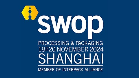Shanghai World of Packaging (swop) 2024 - 18 to 20 November at Shanghai New International Expo Center, China.