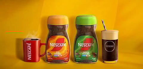 Introducing Nescafé soluble coffee that can be used for both hot and cold beverages