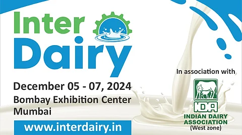 Covering complete value chain of dairy industry, ‘Inter Dairy Expo’ to be held from 5 - 7 December 2024 at Mumbai, India