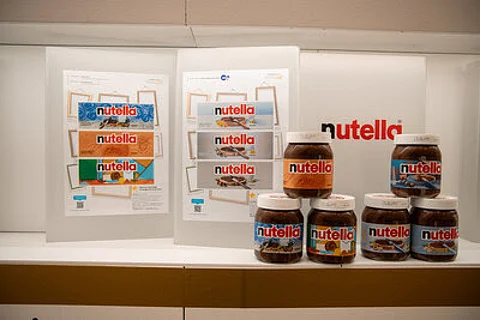 Eurostampa's envelope project reimagines Nutella's iconic label using Bria and HP innovative technology