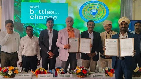 Bisleri International launches 'Bottles for Change' program in Kuvempu University, Shimoga, Karnataka