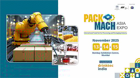 PACKMACH Asia Expo - 13 to15 November 2025 at Bombay Exhibition Centre, Mumbai