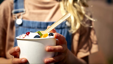 Huhtamaki launches recyclable single coated paper cups for yogurt and dairy