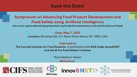 Groundbreaking symposium on AI in the food industry announced