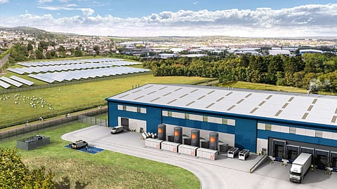 GEA is investing twelve million euros in the British company Caldera. Here is a photo of the factory.