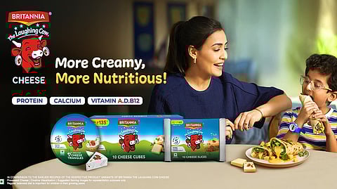 Britannia The Laughing Cow is now creamier, tastier and better than ever