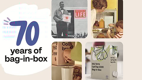 SIG celebrates 70th anniversary of bag-in-box invention