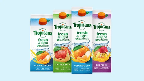 Tropicana launches ‘Fresh & Light’ range in Pure-Pak cartons