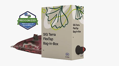 SIG unveils APR-recognized recycle-ready wine Bag-in-Box with Terra RecShield BD and FlexTap