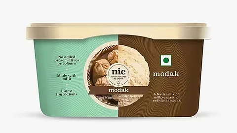 NIC ice cream launches Modak flavor for Ganesh Chaturthi