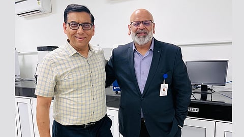Zaheer Abbas, Founder & CEO of PrimeFiber Global Paper Solutions (Right) and Pawan Agarwal, Chairman and Managing Director of Naini Group (Left)