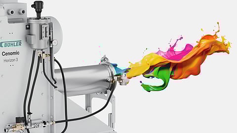 Cenomic Horizon 3 is Bühler’s new bead mill designed to help customers to improve product quality, reduce energy consumption, and increase product throughput in wet grinding processes.
