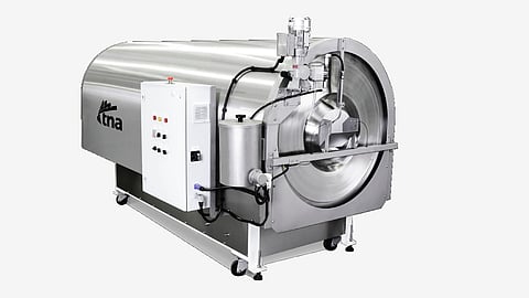 The tna conti-oil system delivers precise oil coating for confectionery with a glossy finish and vibrant colour.