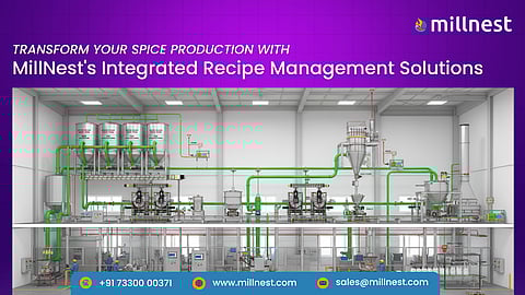 Transform your spice production with MillNest's integrated recipe management solutions