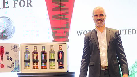 Jean Touboul, CEO, Pernod Ricard India with the new launch