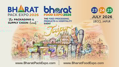 Bharat Food & Pack Expo - 23 to 25 July 2026 at JECC, Jaipur