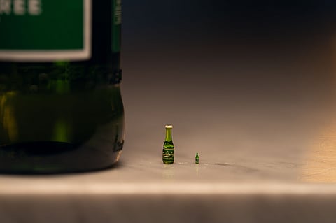 Five Swedish students break Carlsberg’s world record with a four-millimetre-tall beer
