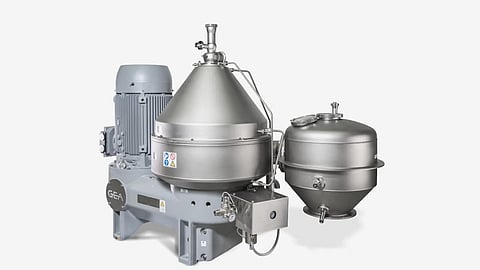 GEA GSE 150 CPR: The separator clarifies pulp-rich citrus juices in the medium capacity range and continuously discharges pulp under pressure – typically with two to four solids discharges per hour.