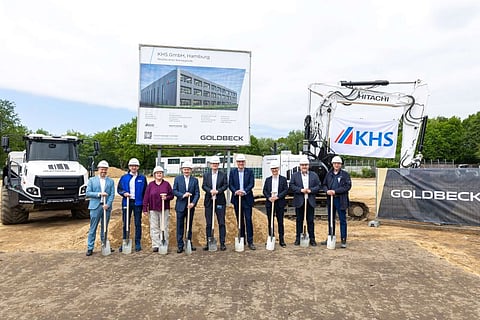 Ground-breaking ceremony in Hamburg