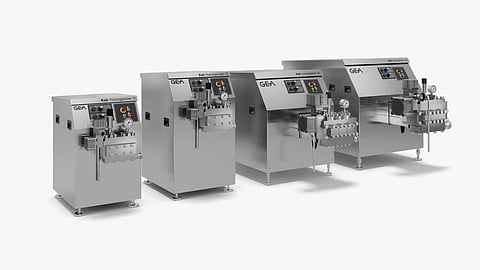 GEA launches new KOB high pressure homogenizer series for small and medium-scale production