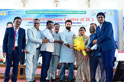 Union Minister Chirag Paswan inaugurates Common Incubation Centre at VNMKV, Parbhani