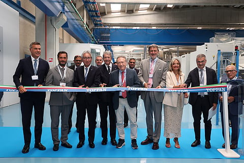 TOPPAN Group inaugurates new BOPP film manufacturing line at Irplast in Italy