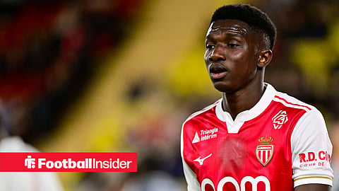 Lamine Camara playing for Monaco