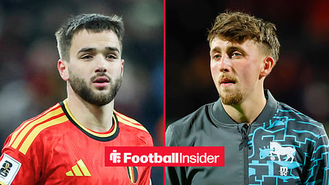 Split image of Rangers midfielder Nicolas Raskin and Sunderland ace Dan Neil