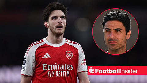 Declan Rice, Mikel Arteta