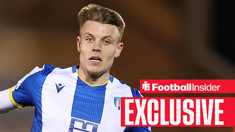 Will Goodwin playing for Colchester