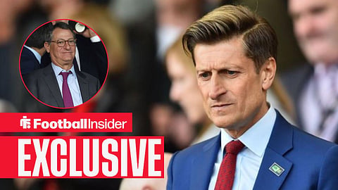 Crystal Palace chairman Steve Parish watches on at Selhurst Park / Co Owner David Blitzer during the UEFA Conference league Semi Final 2nd Leg match between Crystal Palace FC v FC Shakhtar Donetsk at Selhurst Park Stadium, London, England, on May 7
