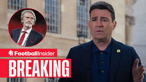 Andy Burnham, Mayor of Greater Manchester, is seen outside BBC as he appears on Sunday With Laura Kuenssberg / Sir Jim Ratcliffe looks on during the award ceremony following the UEFA Europa League final football match between Tottenham Hotspur FC and Manchester United FC