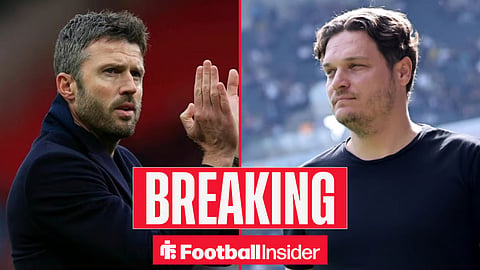 Michael Carrick and Edin Terzic on the sidelines at Man United and Atheltic Bilbao respectively