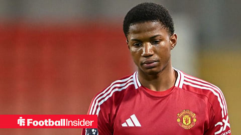 Manchester United academy star Chido Obi during 2024-25 season at Old Trafford