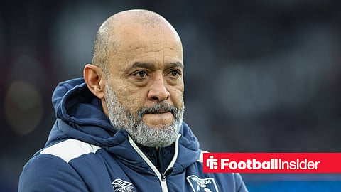 Nuno Espirito Santo looking stern on the sidelines at West Ham