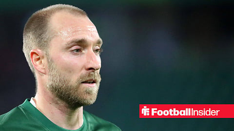 Christian Eriksen playing for Wolfsburg
