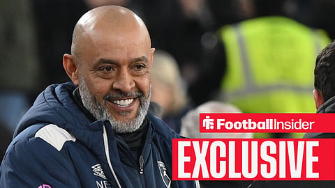 Nuno Espirito Santo on the sidelines at West Ham