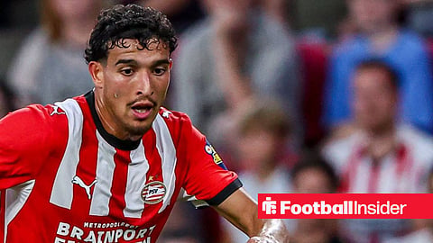 Couhaib Driouech playing for PSV in home kit