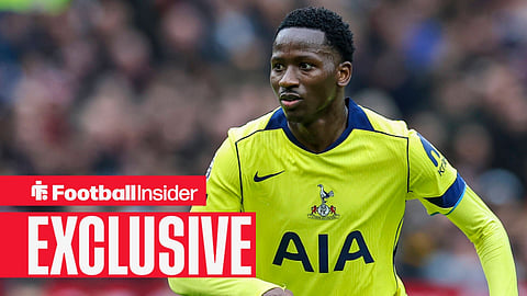 Pape Matar Sarr in action for Spurs