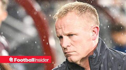 Wouter Vrancken in Hearts dugout