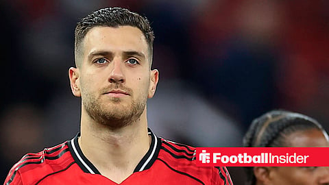 Diogo Dalot in Man United kit