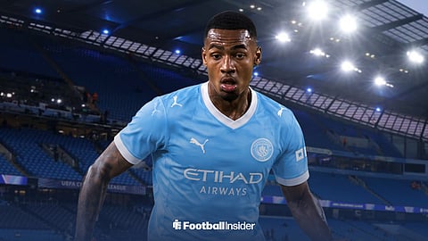 Allan in Man City kit at the Etihad