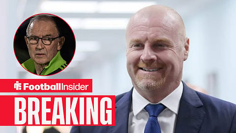 Sean Dyche pre-match, with Martin O'Neill in a circular inset