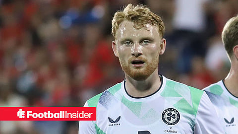 Liam Scales in action for Ireland