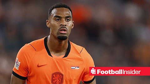 Ryan Gravenberch in action for the Netherlands