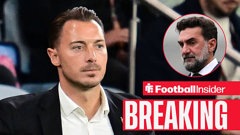 Matthias Jaissle on the sidelines at Newcastle, with Yasir Al-Rumayyan in a circular inset
