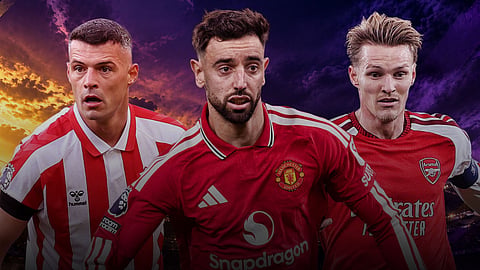 Granit Xhaka, Bruno Fernandes, Martin Odegaard