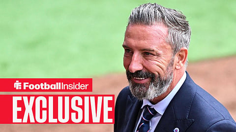 Derek McInnes on the sidelines at Rangers